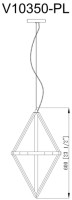 Подвесной светильник Grape V10350-PL Moderli