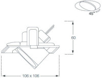 Точечный светильник Metal SA1601RAL9003 Donolux Точечный светильник Metal SA1601RAL9003 Donolux
