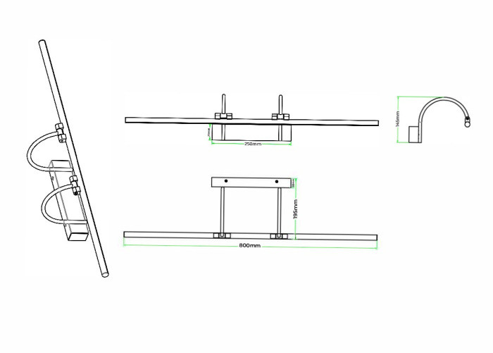 Подсветка для картин Arche ZRS.2826.18 Zortes