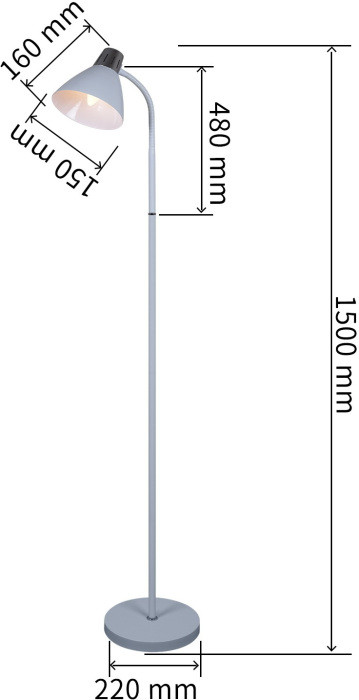 Торшер  03041-0.6-01 WH Reluce