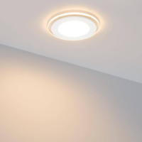 Встраиваемый светодиодный светильник Arlight LT-R96WH 6W Warm White 015575 Встраиваемый светодиодный светильник Arlight LT-R96WH 6W Warm White 015575