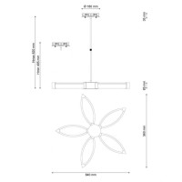 Подвесная люстра Lucia Tucci Modena 172.5 LED Подвесная люстра Lucia Tucci Modena 172.5 LED