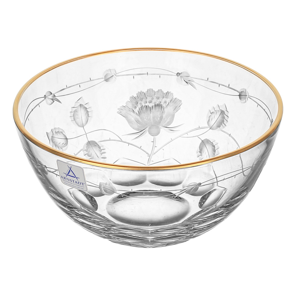 Ваза для конфет 13см."Mona Gold"