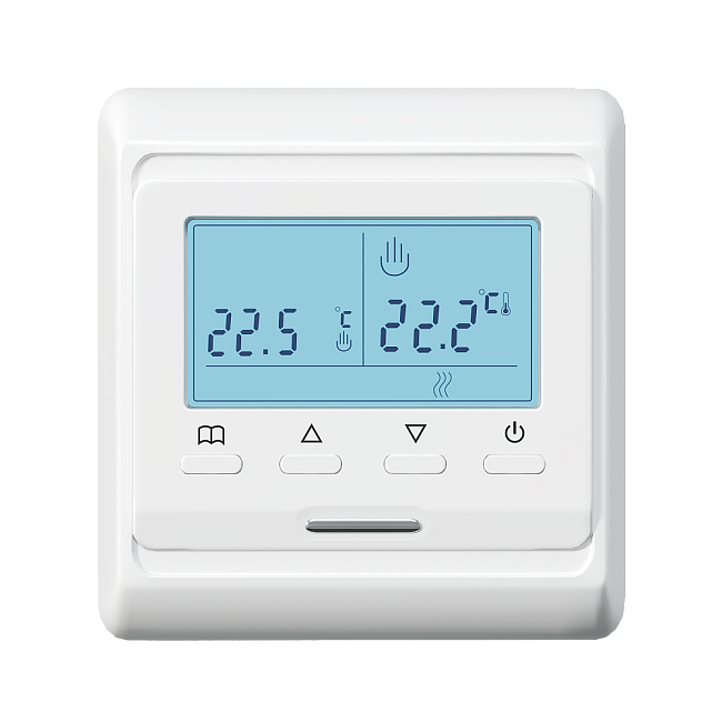 Комплект теплого пола Ewrika MAT EWR 150-6 с терморегулятором ТЕП51Б белым, электронным