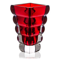 Ваза для цветов 25см."Adria" красная