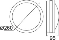 Потолочный светильник уличный SIDNEY 3362 Gr Oasis Light