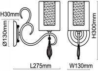 Бра Эллегия 303022601 MW-Light Бра Эллегия 303022601 MW-Light