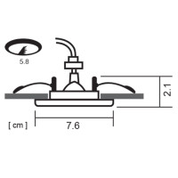 Точечный светильник Basic A2103PL-1GY Arte Lamp