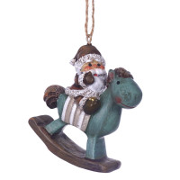 Фигурка декоративная подвесная "Ангел/ Дед Мороз", L5,5 W2 H6 см, 4в.