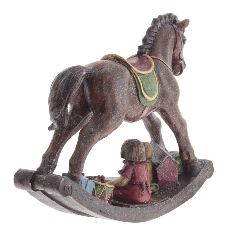 Фигурка декоративная "Лошадка-качалка, L49 W12 H40 см