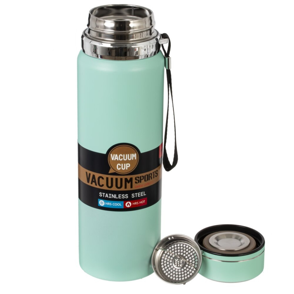 Термос, 1000 мл, L8 W8 H27 см, (сохр.t до 6 часов)