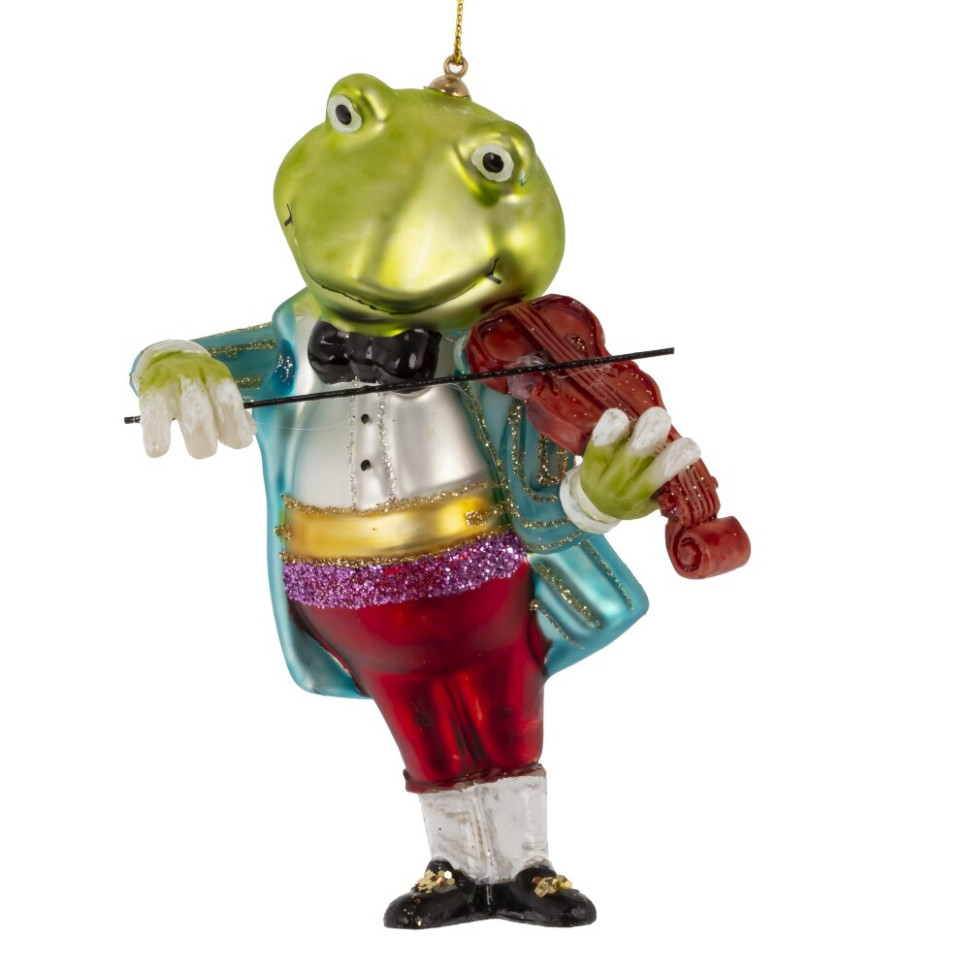 Украшение новогоднее "Лягушка", L9 W6 H12 см