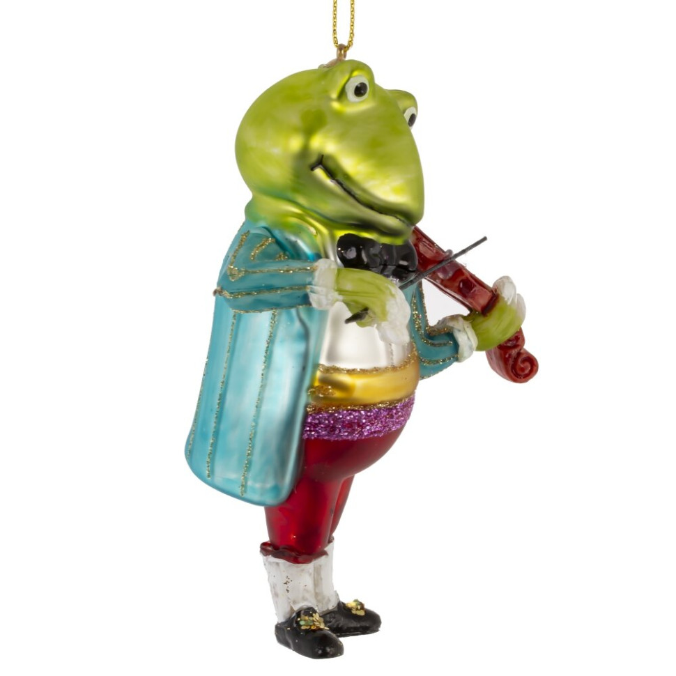 Украшение новогоднее "Лягушка", L9 W6 H12 см