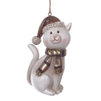 Фигурка декоративная подвесная "Кошка",  L5 W4 H9 см, 2в.