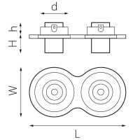 Встраиваемый светодиодный спот Lightstar Intero Tubo (217627+217174+217174) i627174
