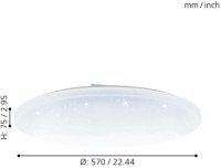 Настенно-потолочный светильник Frania-a 98237 Eglo