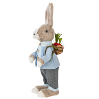 Фигурка декоративная "Заяц", L12 W17 H45 см