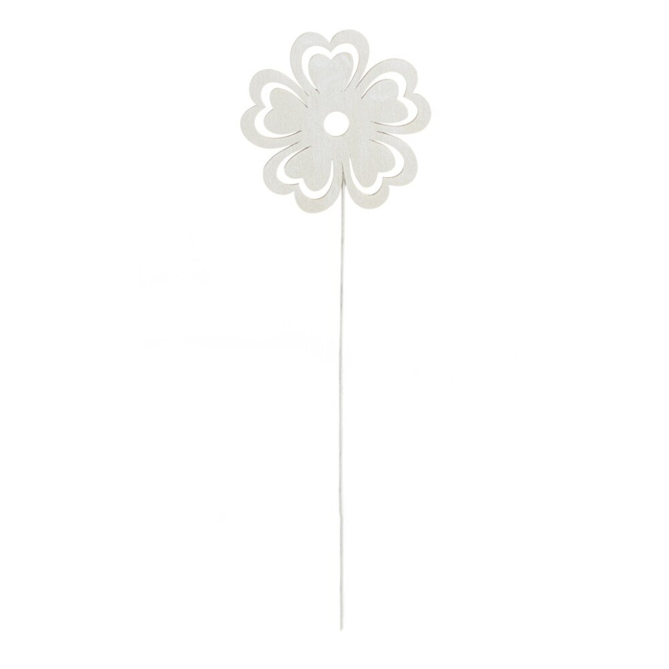 Изделие декоративное (вставка) "Цветок" (8*0,1*7,5) (блок 24шт), L8 W0,1 H28 см