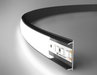 Профиль для светодиодной ленты Illumination GP1600BK Ambrella Профиль для светодиодной ленты Illumination GP1600BK Ambrella