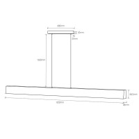 Подвесной светодиодный светильник Mantra Hanok 7541 Подвесной светодиодный светильник Mantra Hanok 7541