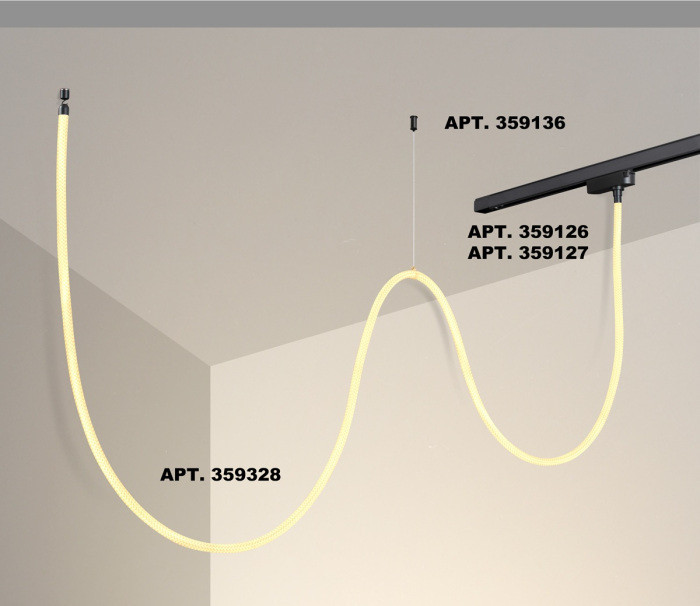 Гибкий неон Ramo 359328 Novotech