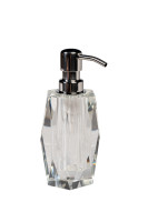 Диспенсер для мыла стеклянный прозрачный