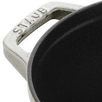 Кокот круглый, 24 см, 4,25 л, белый трюфель