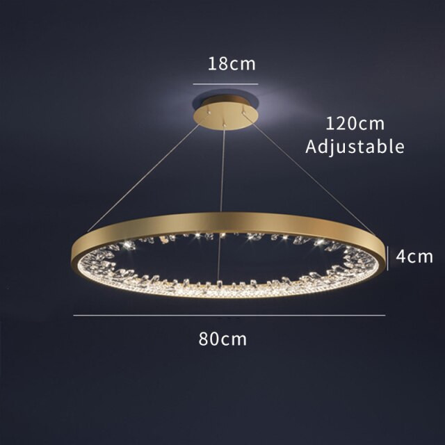 Подвесная люстра XD XD-80 gold DeLight Collection