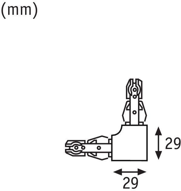 Соединитель L-образный URail 96906 Paulmann
