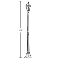 Наземный фонарь  95208S Bl Oasis Light