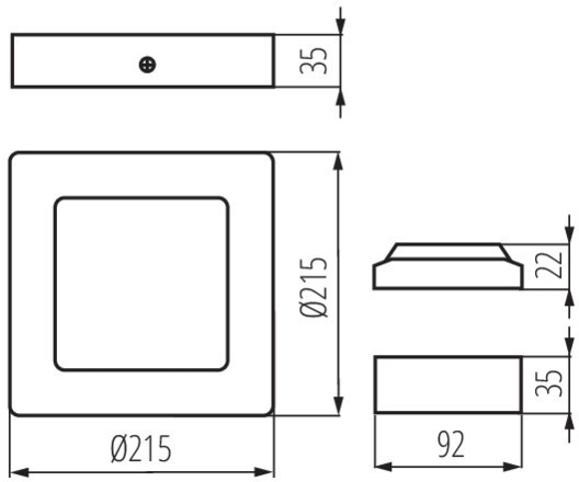 Потолочный светильник KANTI 28951 Kanlux
