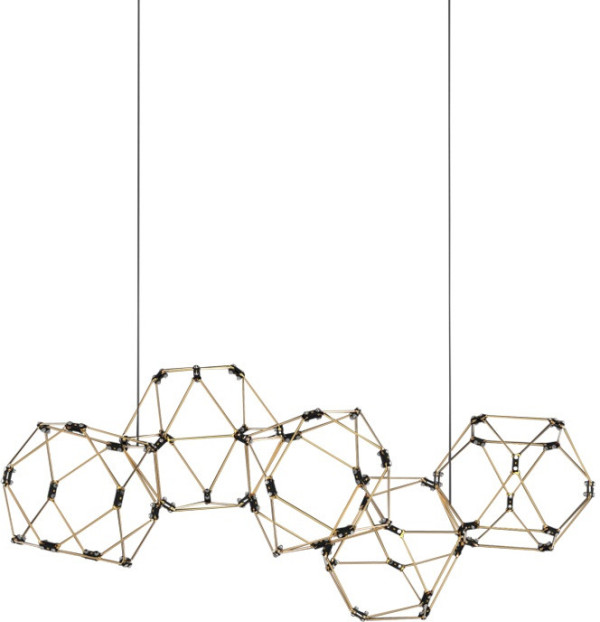 Подвесной светильник Lucciola MD18001068-5A matt gold DeLight Collection