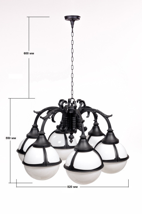 Уличный светильник подвесной GENOVA 88170/6/16 Bl Oasis Light