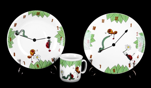 Набор детский 3пред "Бабочка и часы"