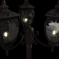 Садово-парковый светильник Maytoni Fleur O414FL-03BZ Садово-парковый светильник Maytoni Fleur O414FL-03BZ