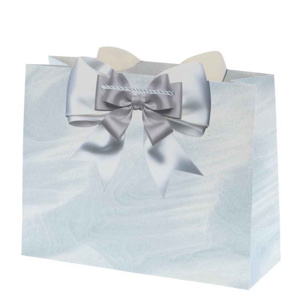 Пакет подарочный M (бумага 210г/м2, блок микс 12шт), L32 W10 H27 см, 4в.