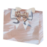 Пакет подарочный M (бумага 210г/м2, блок микс 12шт), L32 W10 H27 см, 4в.