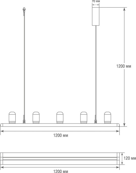 Подвесной светильник Copenhagen DL20711WW20W5 Brown Donolux