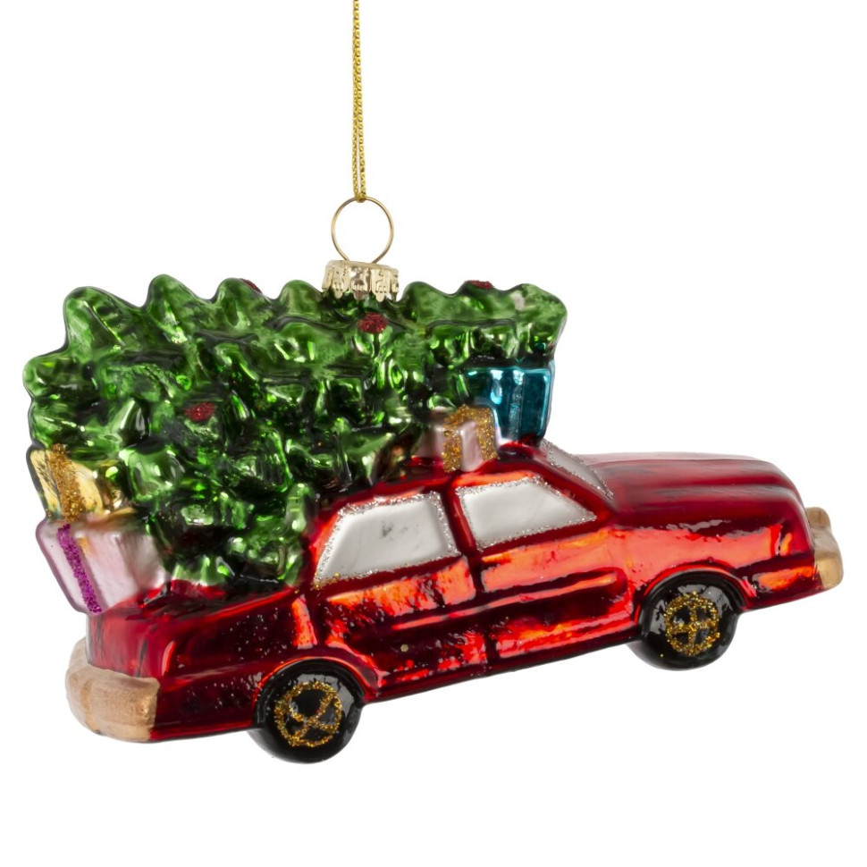 Украшение новогоднее "Машина", L12 W5 H7,5 см