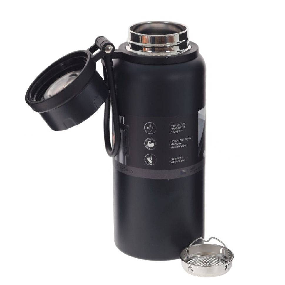 Термос с ситечком, 950 мл, L9 W9 H24 см, 2в.