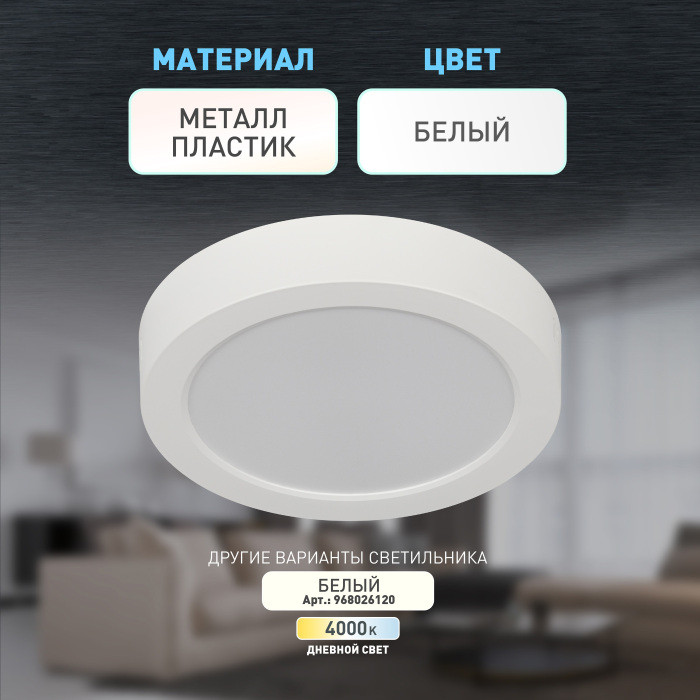 Точечный светильник  LED 19-18-6K ЭРА