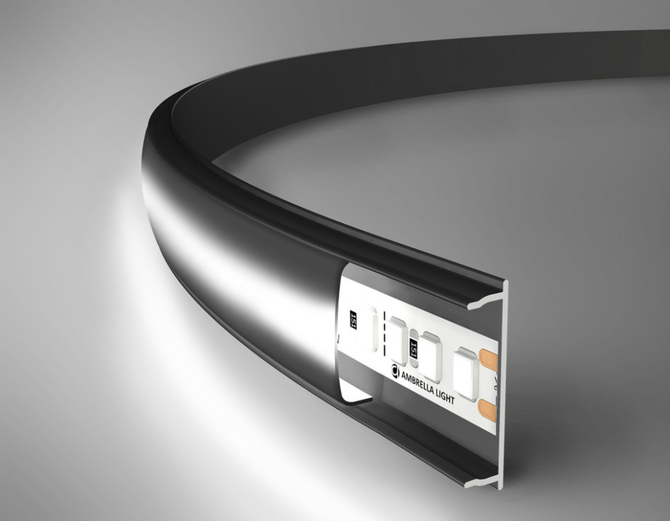 Профиль для светодиодной ленты Illumination GP1600BK/BK Ambrella