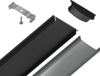Профиль для светодиодной ленты Illumination GP1600BK/BK Ambrella