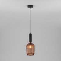 Подвесной светильник Bravo 50181/1 янтарный Eurosvet