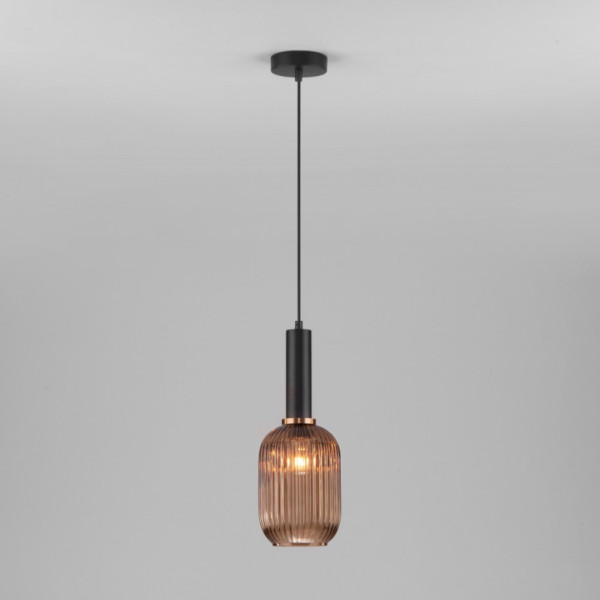 Подвесной светильник Bravo 50181/1 янтарный Eurosvet