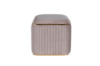 Пуф Glarus велюровый серый Пуф Glarus велюровый серый