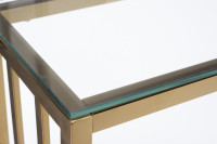Консоль прозрачное стекло/золото Консоль прозрачное стекло/золото