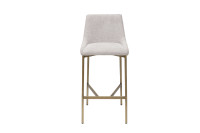 Стул барный белый/бронза Стул барный белый/бронза