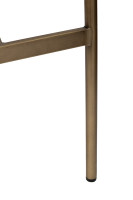 Стул барный белый/бронза Стул барный белый/бронза