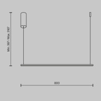 Подвесной светильник Halo MOD246PL-L16BSK Maytoni